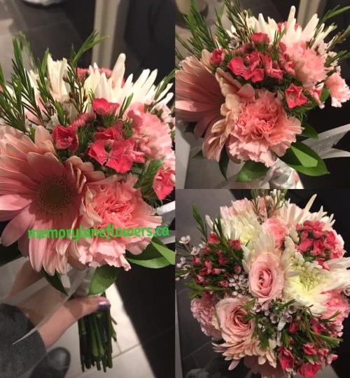 Gerbera bridal bouquets